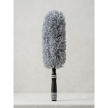 Toza Son Erişilmez Noktalar İçin Teleskopik Mikrofiber Toz Alıcı -fırça Büyük Boy Dev Boy Mikrofiber Toz Alma Püskülü 85 Cm Uzunluk Toz Alma Fırçası