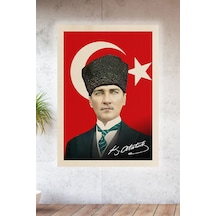 Lucena Metal Baskılı Atatürk Koleksiyonu Tablo No 44 - 15 Cm X 20 Cm