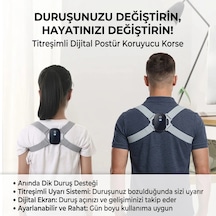 Zenviya21 Dijital Ekran Titreşimli Dik Durma Korsesi Zenya785