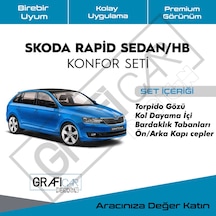 Skoda Rapid Konfor Seti -Araç Içi Ses  Kumaş Kaplama