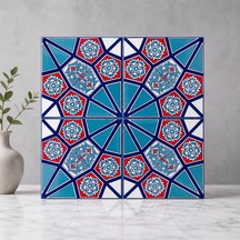 Armada Çini 20x20 Cm Ac 3 Geometrik Desen Çini Karo