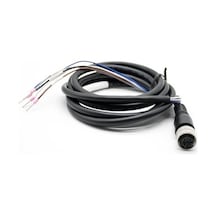 M12 4pin 2mt Düz Sensör Kablosu - 2'li Paket