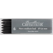 Cretacolor Portmin Uç Nero Medium - 5.6 Mm - 6'Lı