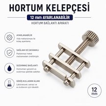 Hortum Kelepçesi 12 Mm Ayarlanabilir - Hortum Bağlantı Aparatı