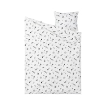 Ikea Aftonsparv Tek Kişilik Nevresim Takımı 150 X 200 Cm Beyaz - Siyah