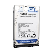 WD WD1600BEVT 160 GB 5400 RPM 8 MB 2.5" HDD