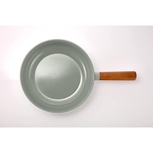 Alüminyum Döküm Wok Tava 26cm Gri Açık Bakır