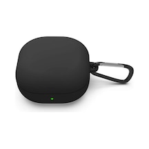 Samsung Galaxy Buds 2 İçin Kılıf Mat Silikon Siyah Buds 2 İle Uyumlu Kılıf - Siyah