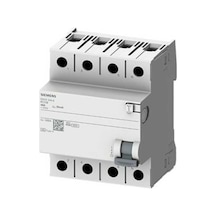 Siemens 5Sv5642-6 A Tipi Hata Akımı Koruma Anahtarı-Fı (Kaçak Akım Koruma Rölesi) 25A- 400V- 300Ma- 3P N