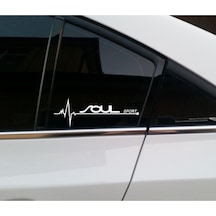 Kia Soul İçin Uyumlu Aksesuar Oto Kapı Yan Cam Sticker