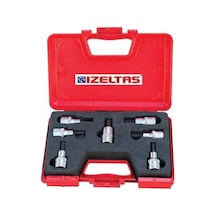 İzeltaş 1113 00 1107 1/2 Lokmalı Allen Uç Takımı 60 Mm, 7 Parça