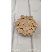 Yy7072 Yıldız Modeli - 2d Biblo Silikon Kalıp