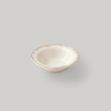 Linens Cinnamon Porselen 17 Cm Kase Ekru-kahve Ekru