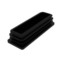 Cateksss 40x120 Mm Profil İçin Kademeli İçe Geçme Profil Tapası, Profil Kapak, Profil Tapa Siyah - 46 Lı Paket