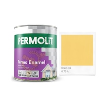 Permolit Enamel Sentetik Yağlı Boya Krem 0.75 Lt. 0.75 L
