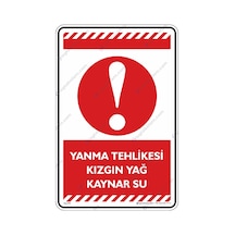 Yanma Tehlikesi Kızgın Yağ Ve Kaynar Su