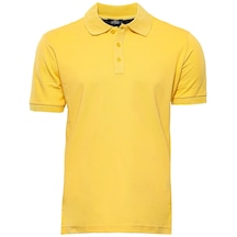 Polo Yaka Oxford Sarı T-shirt Wessi Sarı
