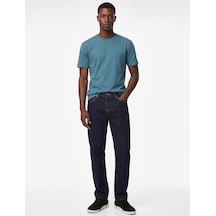 Koton Normal Bel Pamuklu Cepli Tapered Fit Jean Pantolon - Joe Jean Koyu İndigo 6sam40237nd