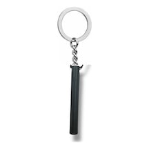 Dark Core Füme Renk Silindir Figürlü Unisex Metal Anahtarlık