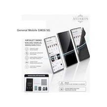 General Mobile Gm26 5g Uyumlu Hayalet Nano Kırılmaz Hidrojel Ekran Tpu Film Astakos