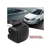 Lemestar 12v Dc Evrensel Oto Ses Hoparlörü, Yüksek Güçlü, Isı Dayanıklı Ses Bobini, 2 Adet Siyah 40x30mm Oto Tweeter