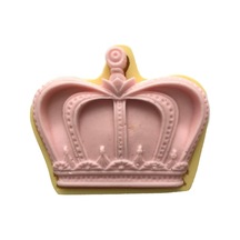 Kral Tacı Şeklinde Silikon Pasta Ve Seker Hamuru Kalibi 12x10x1,5 Cm 6