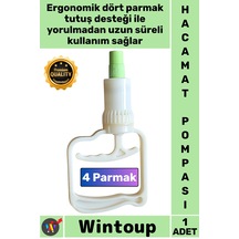 Hacamat Profesyonel Manuel Vakumlu Kupa Terapi Ekipmanı Sağlam Hijyenik 4 Parmak Hacamat Pompası