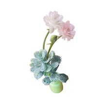 Dollhouse Saksı Çiçekleri Bitkiler Aksesuarlar Dekor Çiçek Için Statik Manzara Modeli