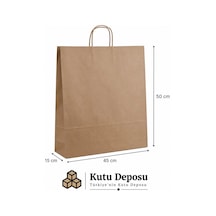 45x50x15 Cm Kraft Renk Poşet 25 Adet