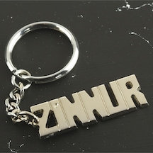Zinnur - 706 - - Nazblsmm - İsimli Anahtarlık Çok Renkli