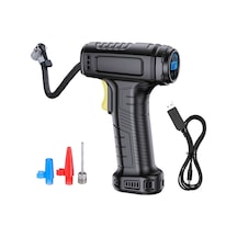 Mufunye Hava Kompresörlü Lastik Şişirme Makinesi, Gösterge Göstergesi, Led Işık Ve Nozul Hava İğnesi İle 12v 46