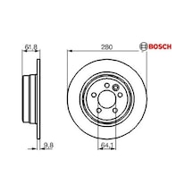 Fren Disk Arka Mg,rover 75 Zt 75 Sdb101100 Gbd90847 Sdb000870 Sdb10110