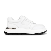 Tamer Tanca Erkek Hakiki Deri Beyaz Sneakers & Spor Ayakkabı 298 3228-2605 Erk Ayk Sk25-26 Beyaz Beyaz