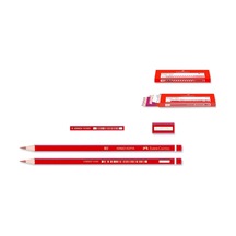 Faber Castell Kırmızı Kurşun Kalem 12'Li