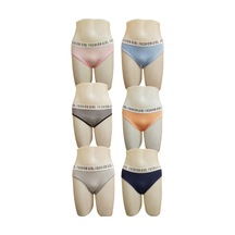 6lı Paket Kadın Fasion Girl Yazılı Bikini Külot 001