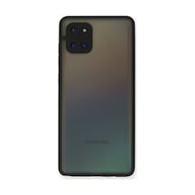 Samsung Galaxy  Uyumlu,  A81 / Note 10 Lite Kılıf Montreal Silikon Kapak - Siyah