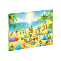 Ca Games Puzzle Minyatür Plaj Ahşap