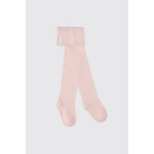 Panço Kız Bebek Pamuklu Pembe Külotlu Çorap 2502gb11002