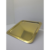KARE GOLD KELEBEKSİZ TEPSİ 1. KALİTE (6 ADET)