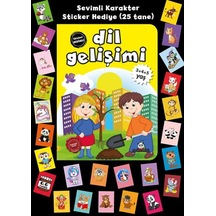 Stickerlı 3+4+5 Yaş Dil Gelişimi