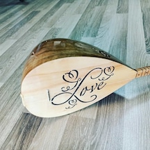 BAĞLAMA LOVE DESENLİ KISA SAP TAM SET SAZ