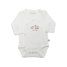 Mey İthalat Curly Lamb Uzun Kol Kravuze Body 17111 Bej Mavi Ekru