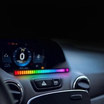 Rgb Sese Duyarlı Taşınabilir Ekolayzer Led Çubuk Renkli
