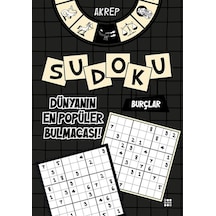 Burçlar Sudoku / Akrep Kalem Hediyeli