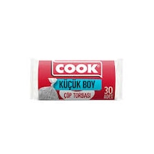 Cook Kokusuz Küçük Boy Çöp Torbası 40x47 Cm 30 Lu Rulo