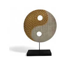Ying Yang Gold Gümüş Ev Dekoru Büyük
