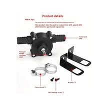 Chuangyinshop Elektrikli Matkap Su Pompası Aksesuarlı Dc Kendinden Emişli Taşınabilir El Tipi Sıvı Transfer Pompası