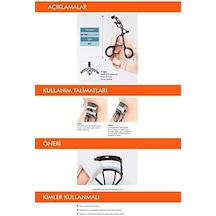 3 Kat Güçlü Kirpik Kıvırıcı 3-wave Eyelash Curler 4 Renk