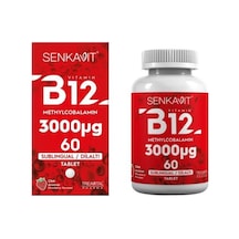 Senkavit B12 3000 Mcg Dil Altı Sublıngual 60 Tablet Çilek Aromalı