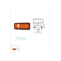 Saba 3001-m001y3 Çamurluk Sinyal Saba Çamurluk Sinyal Camı